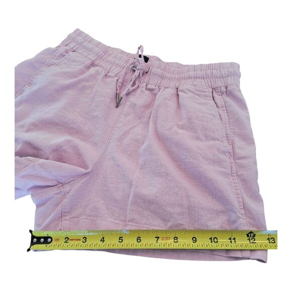 Gap Linen Shorts Winsome Orchid Pink Pull On Drawstring Pockets Relaxed size M - Picture 6 of 12